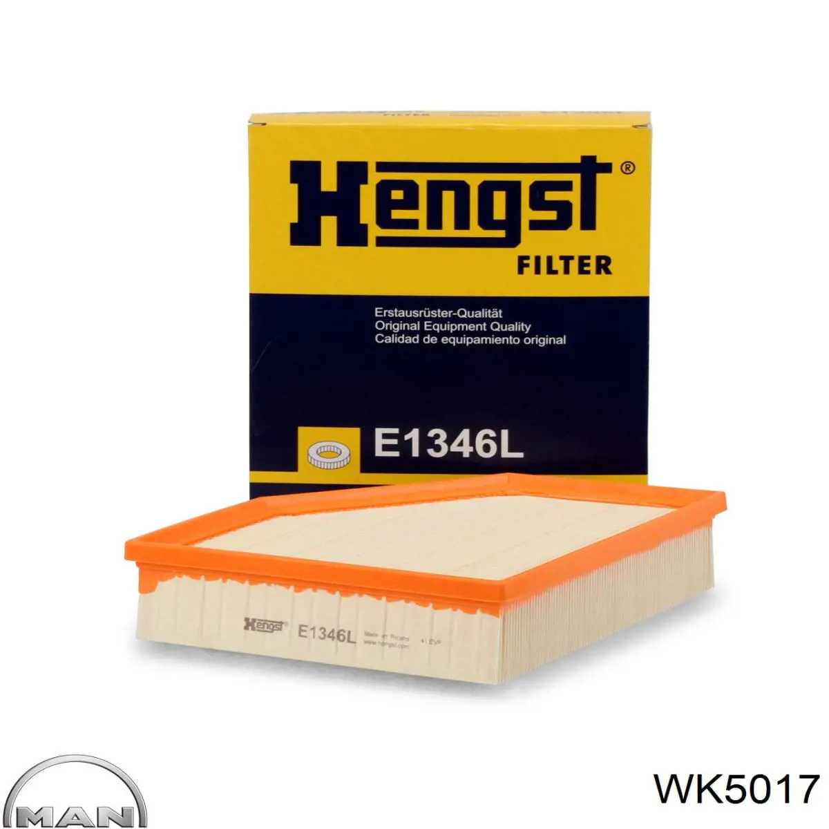 Фільтр тонкого очищення палива MAN WK5017 ціна, від 39.40 USD