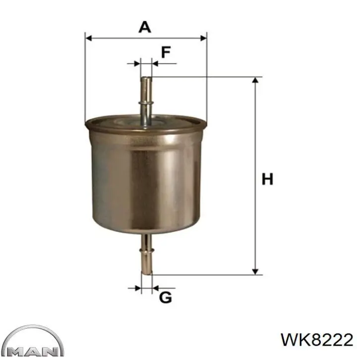 Фільтр паливний WK8222 MAN