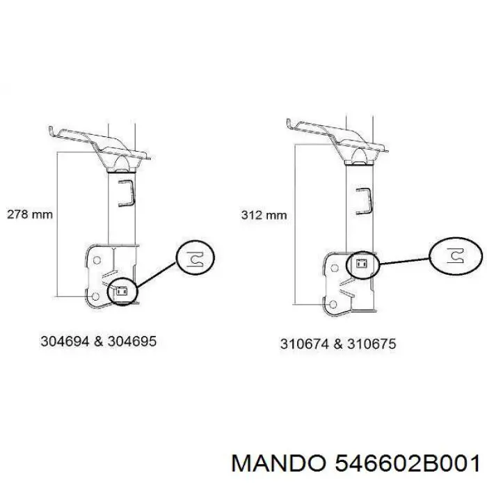  546602B001 Hyundai/Kia