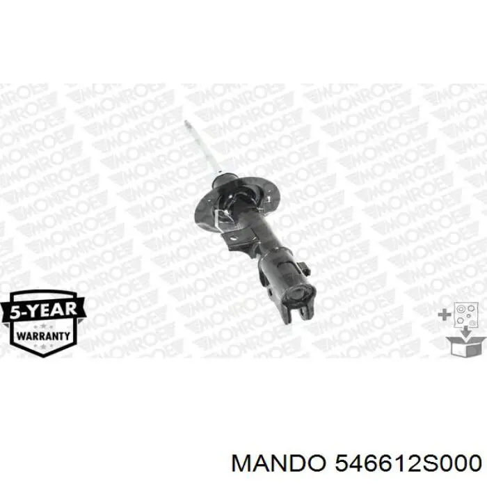 546612S000 Mando амортизатор передній, правий