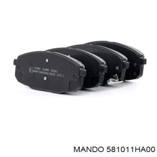 S581011HA10 Hyundai/Kia Передні гальмівні колодки