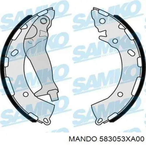 Колодки гальмові задні, барабанні 583053XA00 Mando