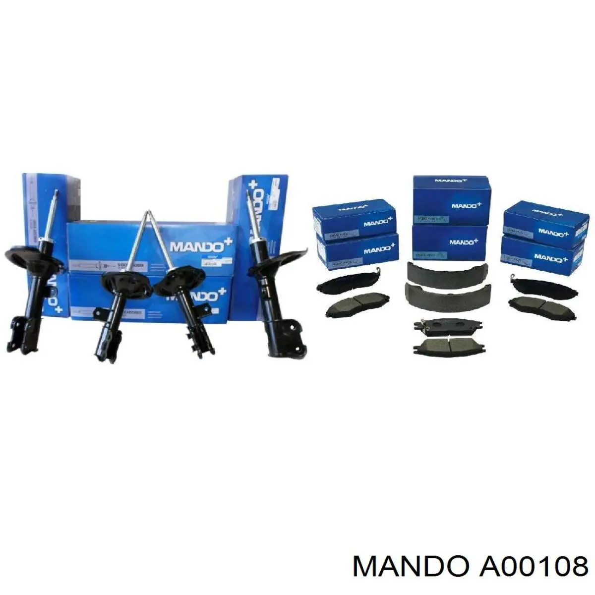 Амортизатор передній, правий A00108 Mando