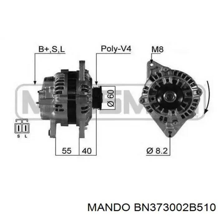 Генератор VALEO 443376 ціна, від 171.87 USD
