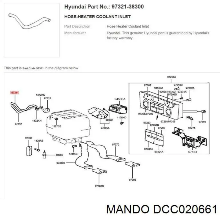 Шланг/патрубок радіатора охолодження, нижній KAP KM0600005 ціна, від 8.44 USD