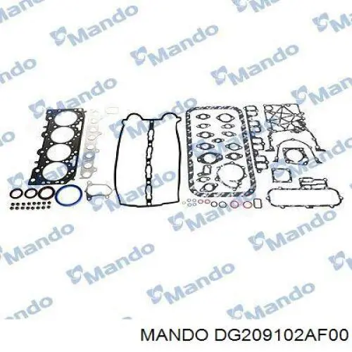Комплект прокладок двигуна, повний Mando DG209102AF00 ціна, від 62.45 USD