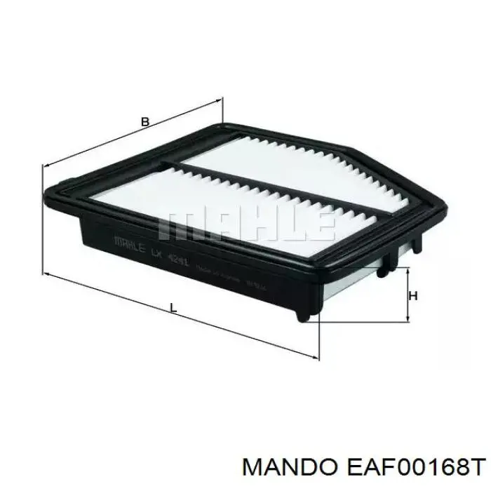 Купити EAF00168T Mando Автомобільний фільтр повітря