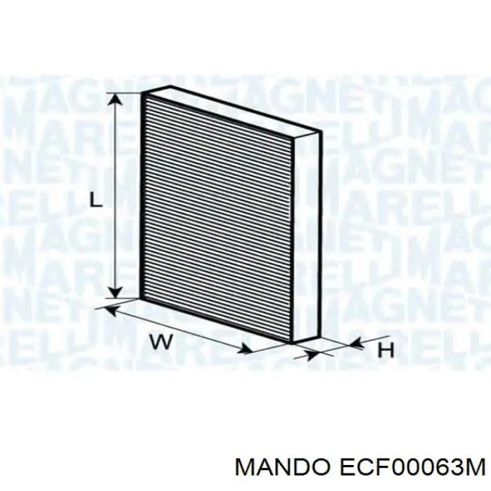 ECF00063M Mando фільтр салону