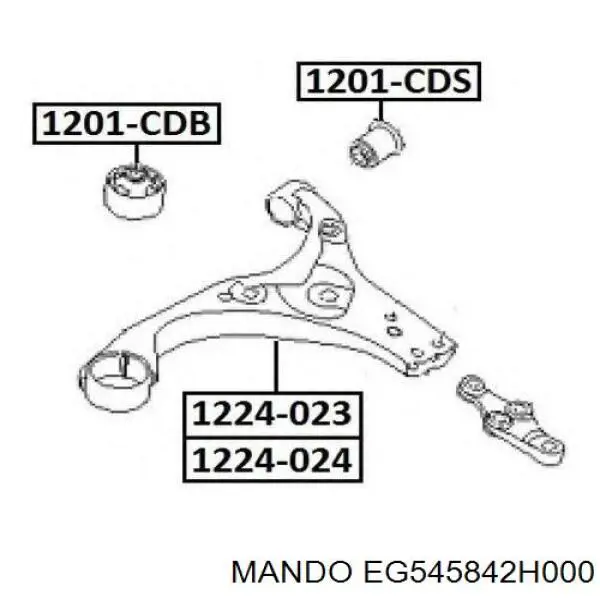 Купити EG545842H000 Mando Сайлентблок передньої підвіски