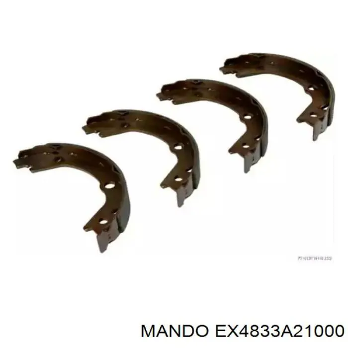 EX4833A21000 Mando Гальмівні колодки ручника