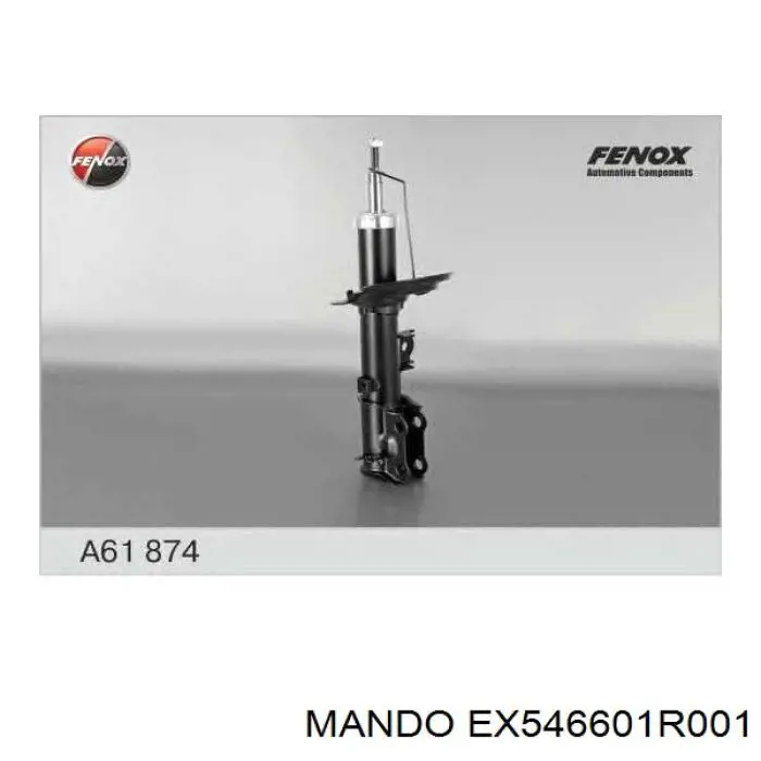 Амортизатор передній, правий Mando EX546601R001 ціна, від 37.50 USD