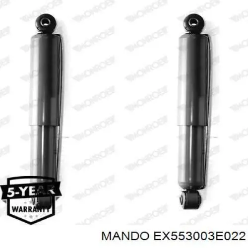 Амортизатор задній Mando EX553003E022 ціна, від 47.13 USD
