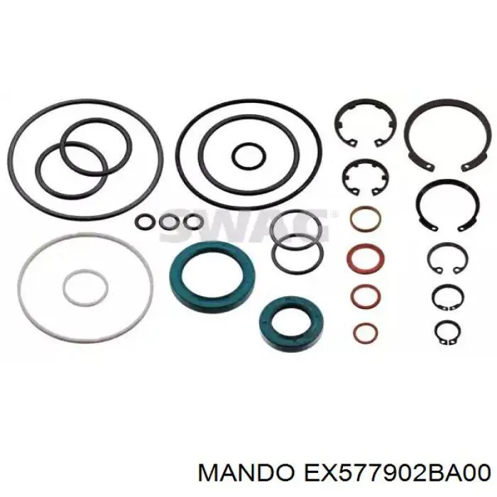 Ремкомплект рульової рейки EX577902BA00 Mando