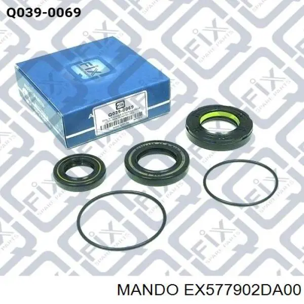 Ремкомплект рульової рейки (механізму) г/у, (комплект ущільнень) Hyundai Elantra (XD) (Хендай Елантра)