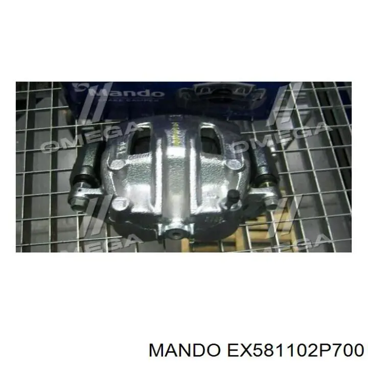 Супорт гальмівний передній лівий Mando EX581102P700 ціна, від 38.05 USD