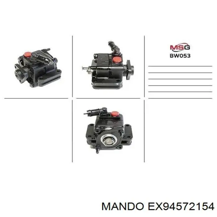 Купити 94572156 General Motors Насос гідравліки