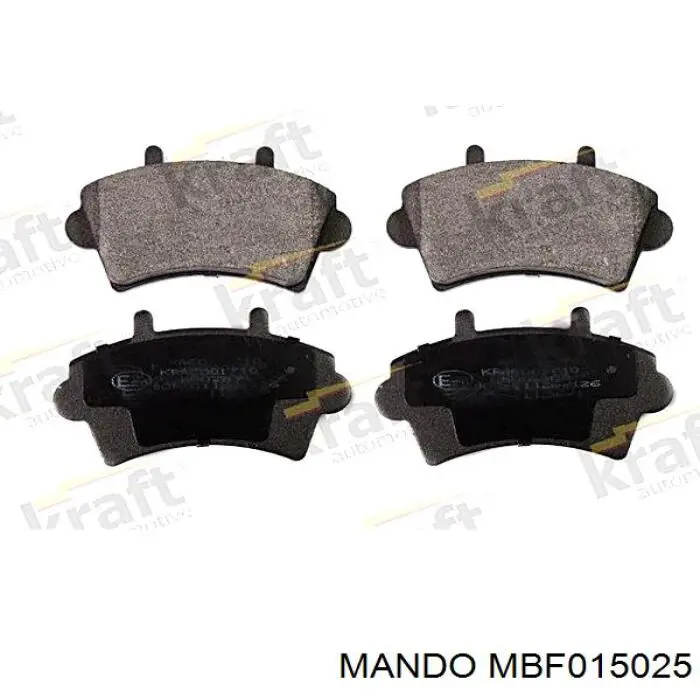 MBF015025 Mando Передні гальмівні колодки