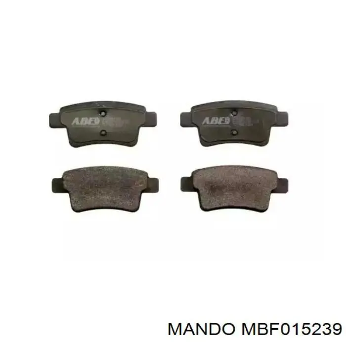 Задні гальмівні колодки Mando MBF015239 ціна, від 19.82 USD