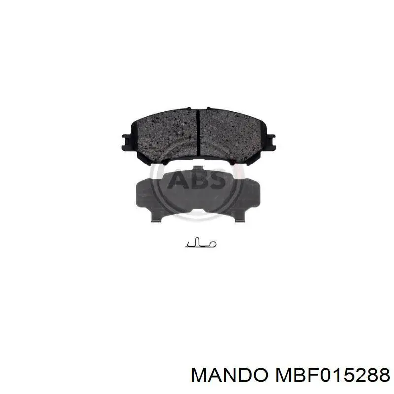 MBF015288 Mando Передні гальмівні колодки