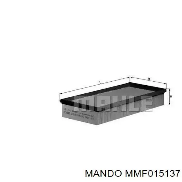 Фільтр повітряний WA50234 Motokov