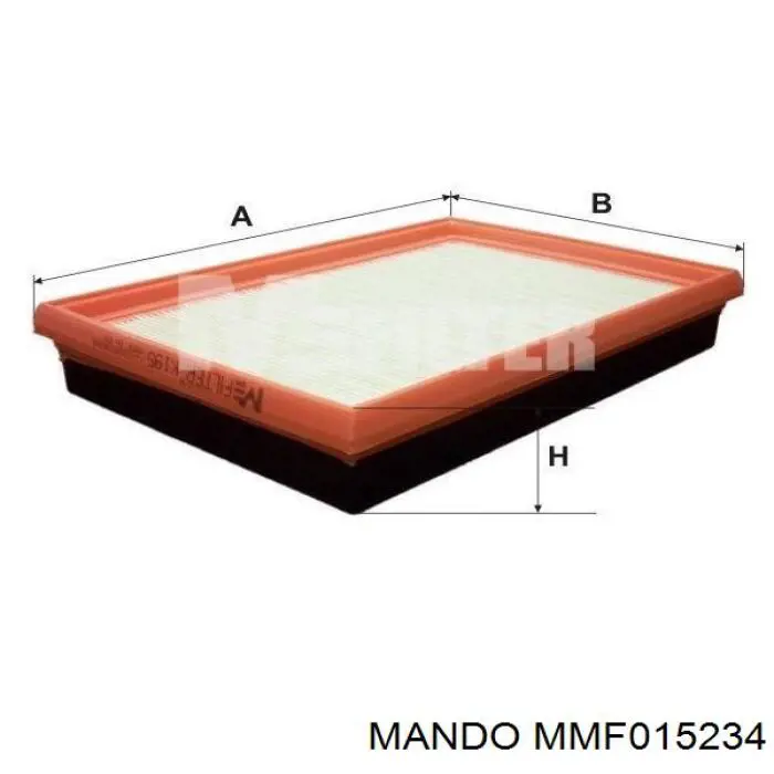 MMF015234 Mando фільтр повітряний