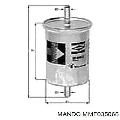 Купити MMF035068 Mando Фільтр-відстійник палива грубої очистки