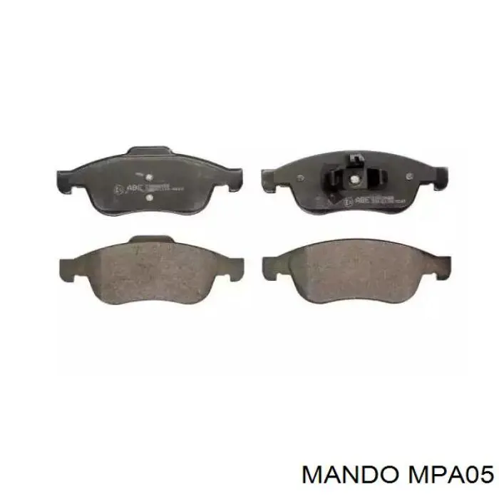 MPA05 Mando Передні гальмівні колодки