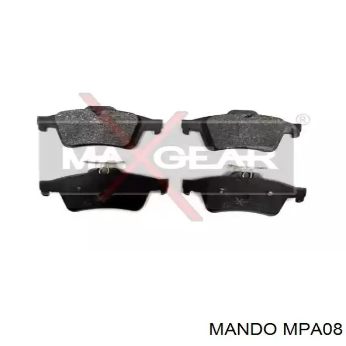 Купити MPA08 Mando Задні колодки
