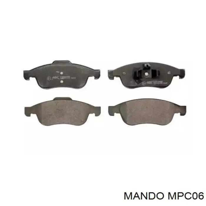 MPC06 Mando Передні гальмівні колодки