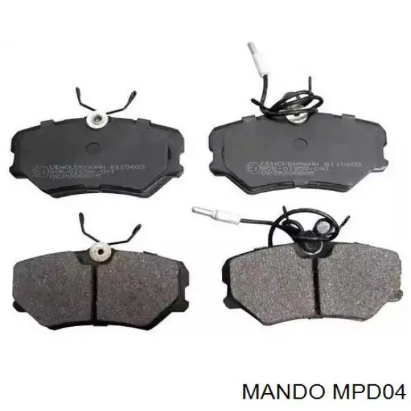 Передні тормозні колодки MPD04 Mando