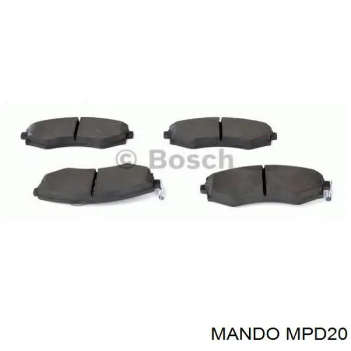 Передні тормозні колодки MPD20 Mando