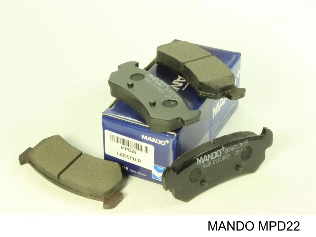 Задні гальмівні колодки Mando MPD22 ціна, від 10.15 USD