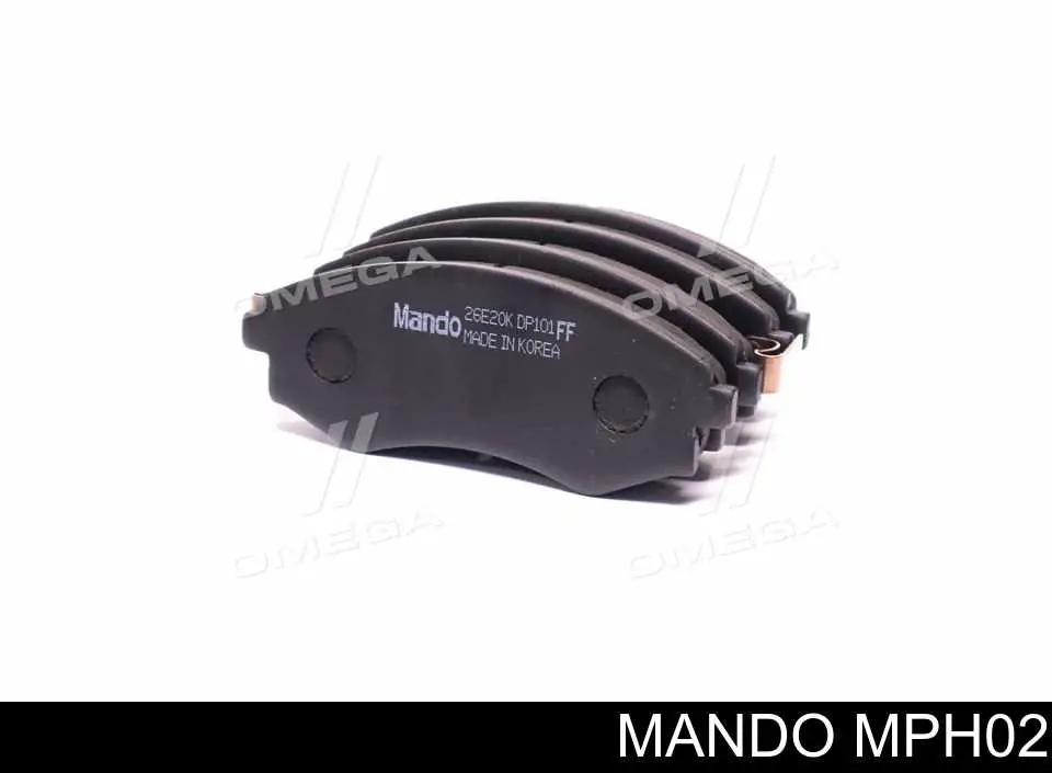 MPH02 Mando Передні гальмівні колодки