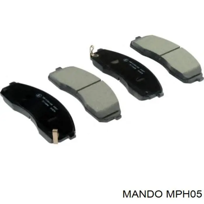 MPH05 Mando колодки гальмівні передні, дискові