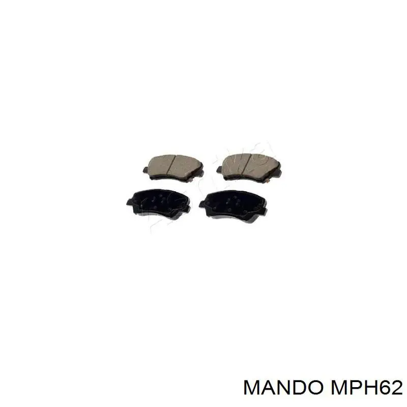 Гальмівні колодки Mando MPH62 ціна, від 20.28 USD
