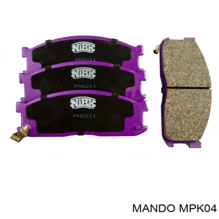 Передні тормозні колодки MPK04 Mando