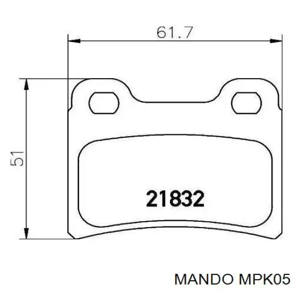 Купити S0K0Y23323Z Hyundai/Kia Колодки гальмівні передні, дискові