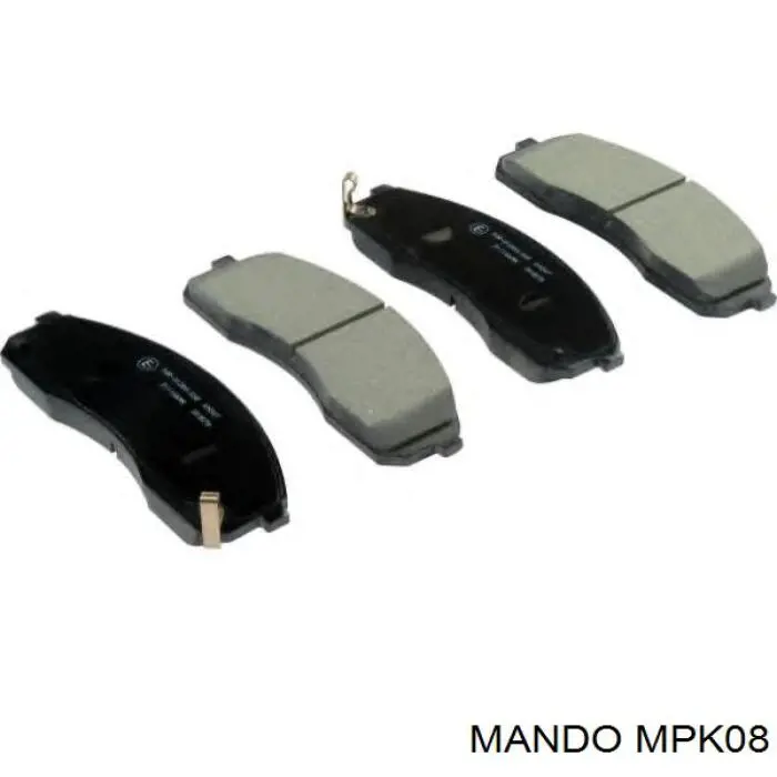 Задні гальмівні колодки Mando MPK08 ціна, від 12.74 USD