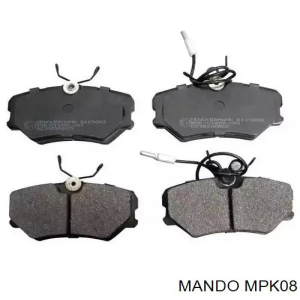 Задні гальмівні колодки MPK08 Mando
