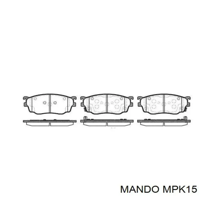 Задні дискові колодки Hyundai/Kia 0K2Y23323Z