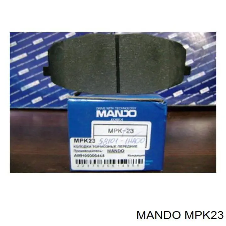 Передні тормозні колодки MPK23 Mando