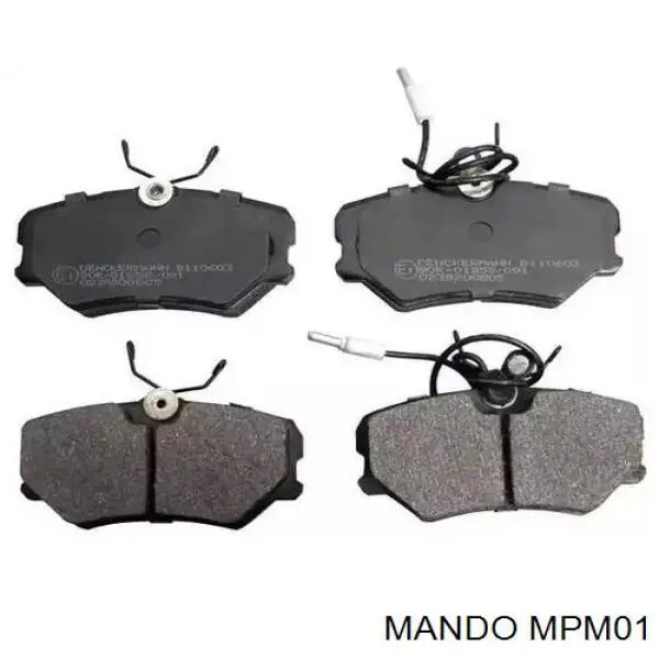 Колодки гальмівні передні, дискові MPM01 Mando