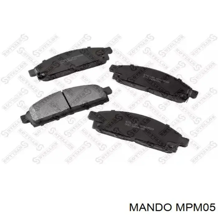 Гальмівні колодки Mando MPM05 ціна, від 18.53 USD