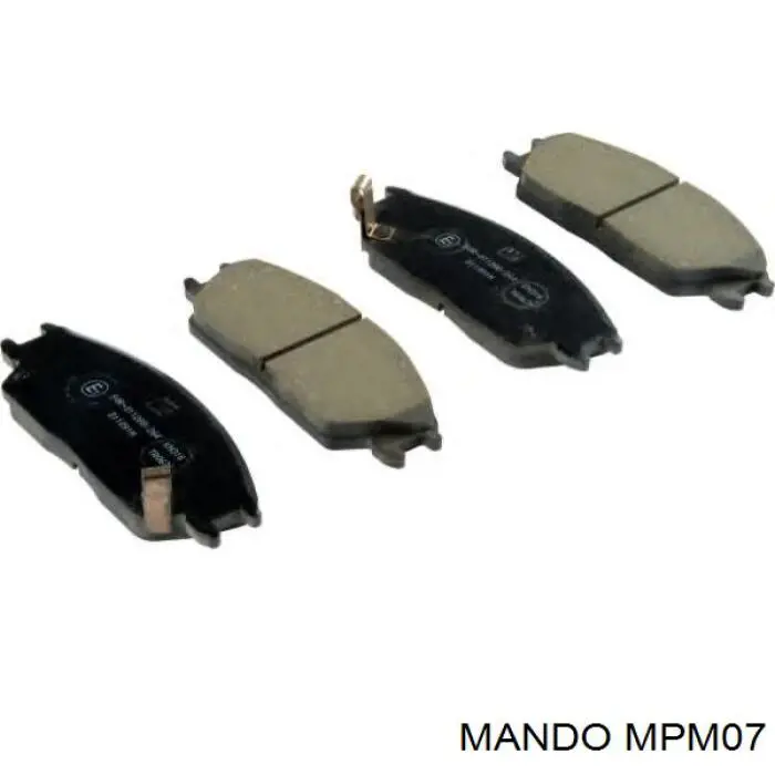 Задні гальмівні колодки Mando MPM07 ціна, від 15.88 USD
