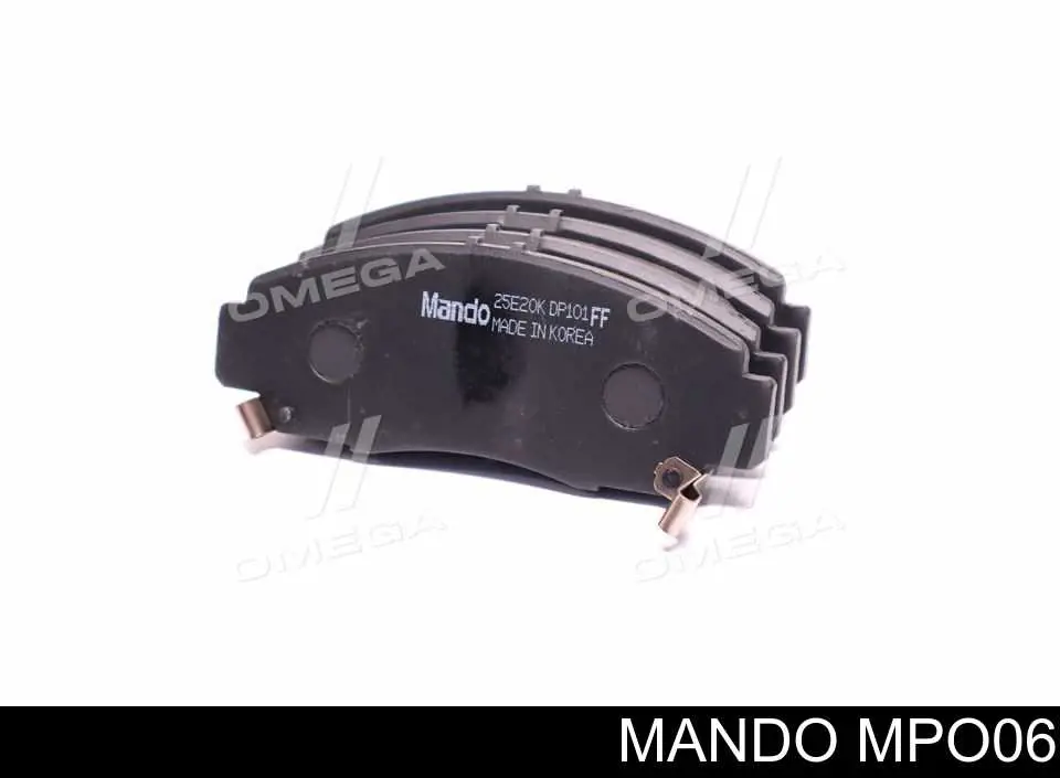 MPO06 Mando Передні гальмівні колодки