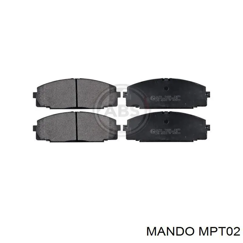 Гальмівні колодки Mando MPT02 ціна, від 14.91 USD
