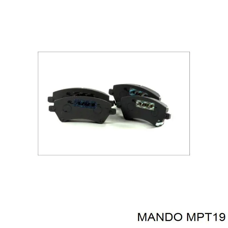 MPT19 Mando Передні гальмівні колодки