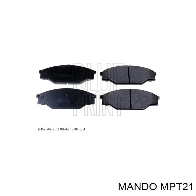 Гальмівні колодки Mando MPT21 ціна, від 26.89 USD