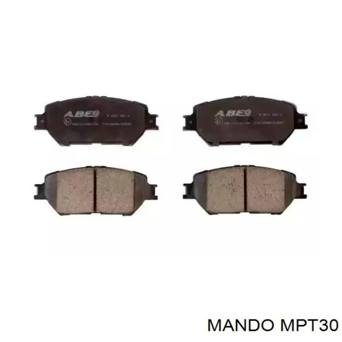 Купити MPT30 Mando Колодки гальмівні передні, дискові