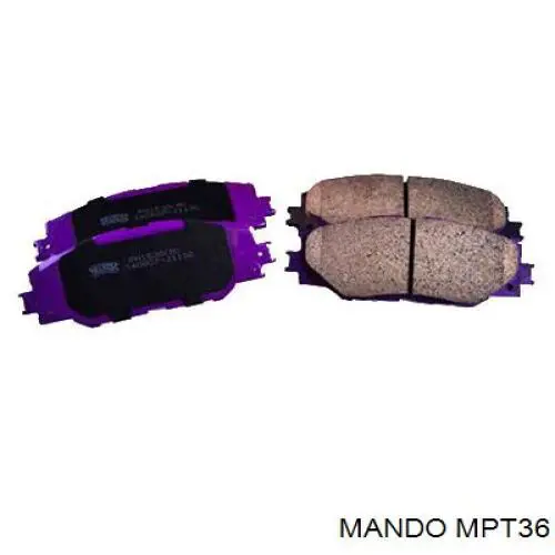 Гальмівні колодки Mando MPT36 ціна, від 15.88 USD